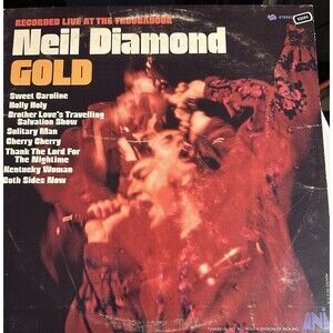 LP Neil Diamond "Gold" Live Hits. Played & Tested.